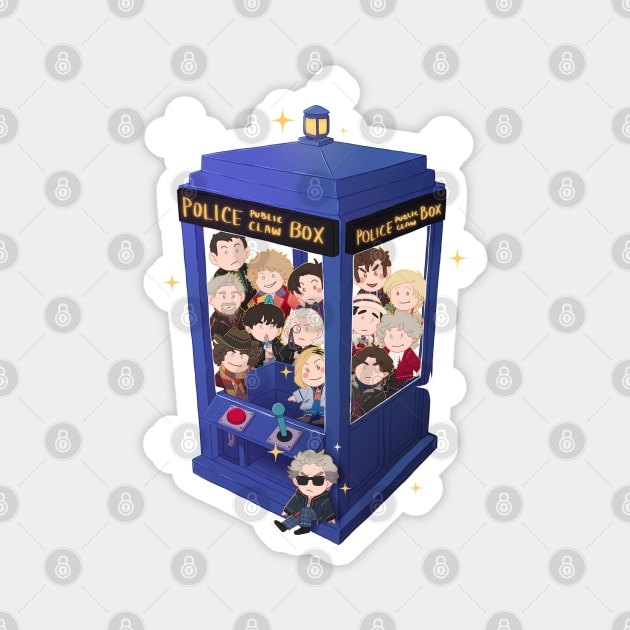 Police public claw box Magnet by staypee