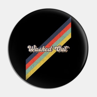 retro vintage color Washed Out Pin