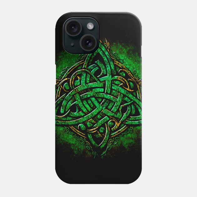 Celtic Irish Knot Design - St Patrick Phone Case by Odd World