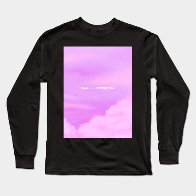 Trippycollage Aesthetic Cloud Sky Long Sleeve T-Shirt