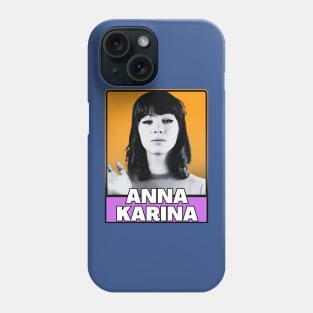 Anna karina retro style Phone Case