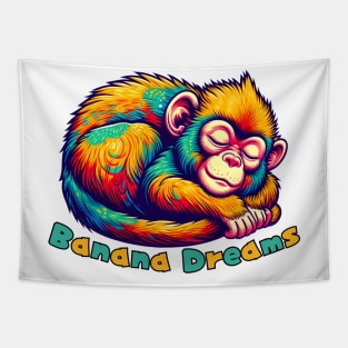 Tired monkey Tapestry