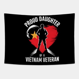 Proud Daughter of a Vietnam veteran  | Memorial day | Veteran lover gifts Tapestry