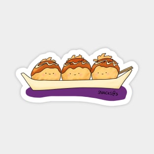 The Takoyaki Triplets Magnet