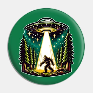 Bigfoot UFO Abduction Pin