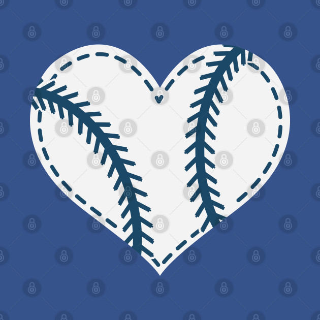 Disover Baseball Heart Print Valentine - Baseball Heart - T-Shirt