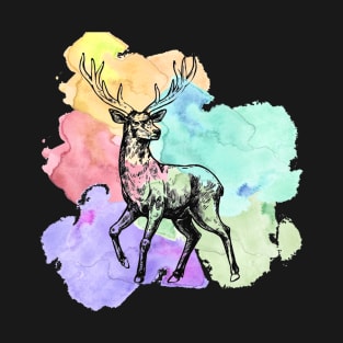 Deer in Bloom T-Shirt