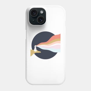 Good vibes retro vintage lighthouse Phone Case