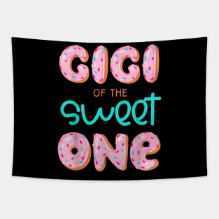 Gigi Of The Sweet One First Birthday Matching Family Donut Tapestry