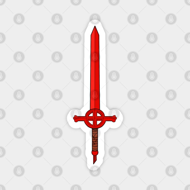 Blood Demon Sword Magnet by maplefoot