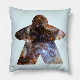 Galaxy Nebula Space and Stars Meeple | Board Game Fan Pillow
