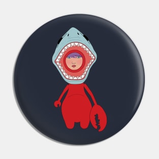 Sharkgirl Pin