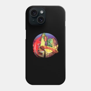 Urban City Alien Graffiti Phone Case