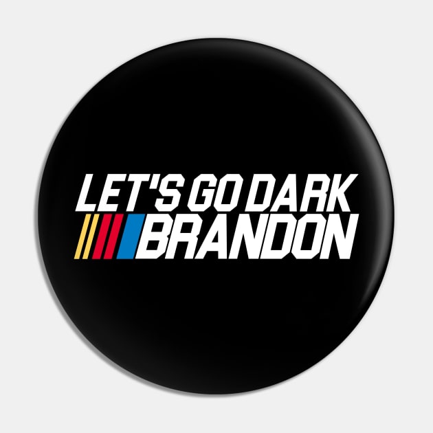 Let's Go Dark Brandon Pin by darklordpug