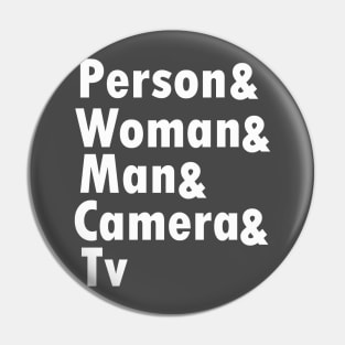 person woman man camera tv Pin