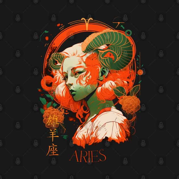 Aries zodiac by bmron