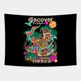 Discover Paradise Tapestry