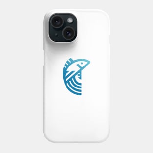 minimalist fish icon design Phone Case
