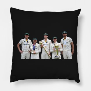 Australian cricketer with trophy Pillow