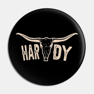 Hardy's Groove: Fashionable Tee for Those Who Love Hardy's Sound Pin