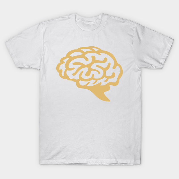 Discover Golden Brain - Brain - T-Shirt