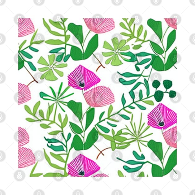 Flashback to Early Works: Rainforest Flowers (MD23SMR008) by Maikell Designs