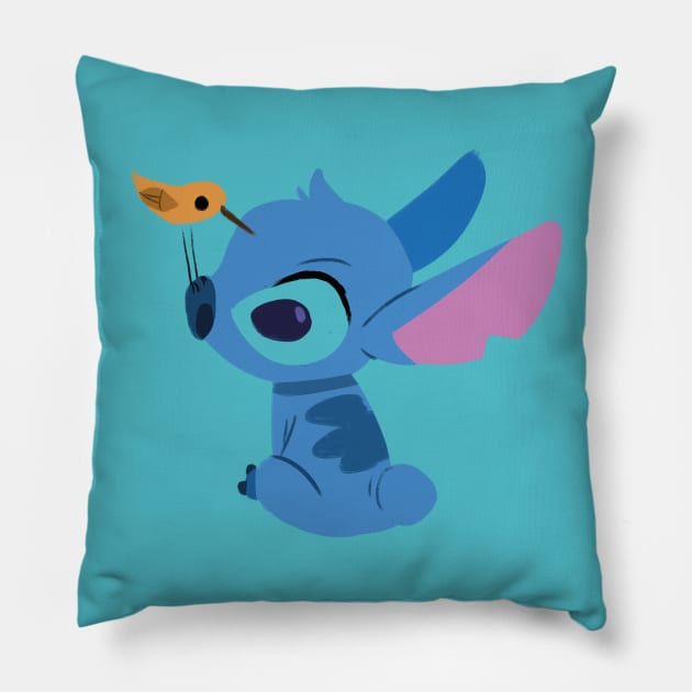 Stitch Pillow by davidpavon