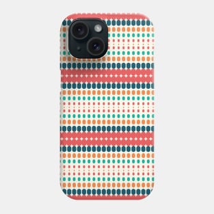 Retro Funky Style Modern Pattern Phone Case