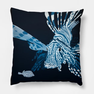 Lionfish DEEP BLUE SEA Pillow