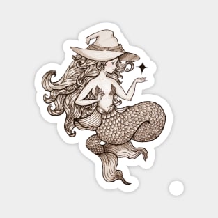 Undersea Mermaid Witch Magnet