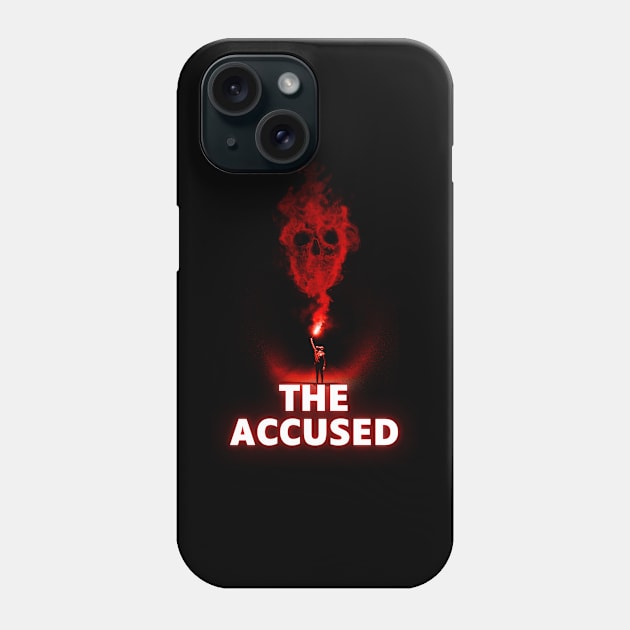 the accused red smoke Phone Case by pesidsg