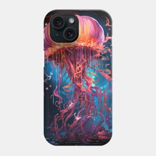 Neon Jellyfish #8 Phone Case