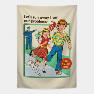 Let's Run Away Tapestry