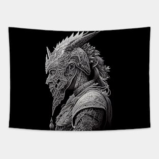 The Fearless Dragon Hunter Tapestry