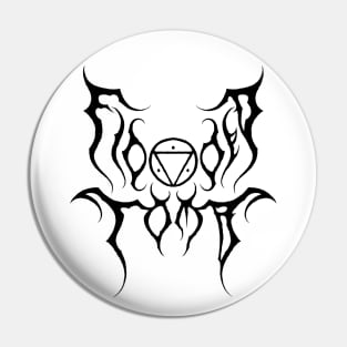 Flooded Tomb New Logo - Black Pin