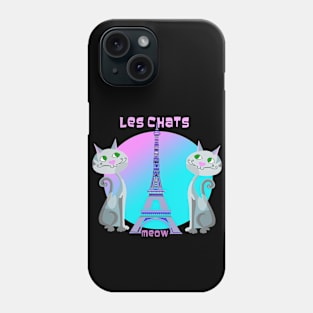 Les Chats Meow Phone Case