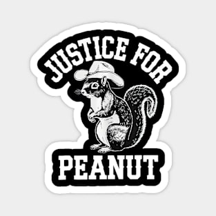 Justice For Peanut The Squirrel Tee - Peanut Squirre Magnet
