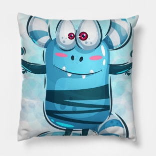 Boo funny artwork Pillow