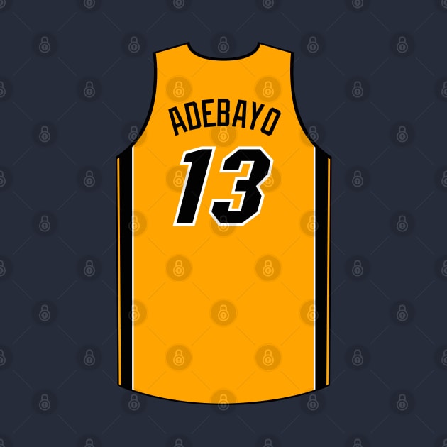 Bam Adebayo Miami Jersey Qiangy by qiangdade