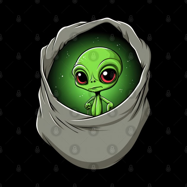 Green Alien Logo by TooplesArt