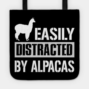 Easily Distracted By Alpacas Tote