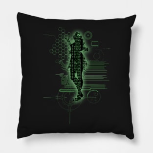 Matrix Sombra - Green Pillow