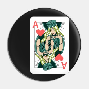 Ace of Hearts Pin