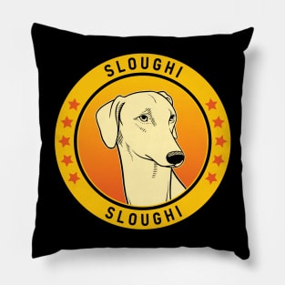 Sloughi Dog Portrait Pillow