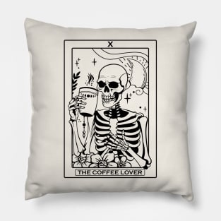 Tarot Card The Coffee Lover Pillow