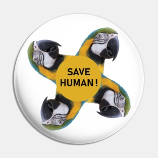 Save Human Pin