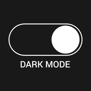 Dark Mode ON Minimal Design T-Shirt