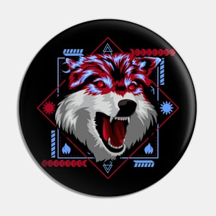 wolf darkness Pin