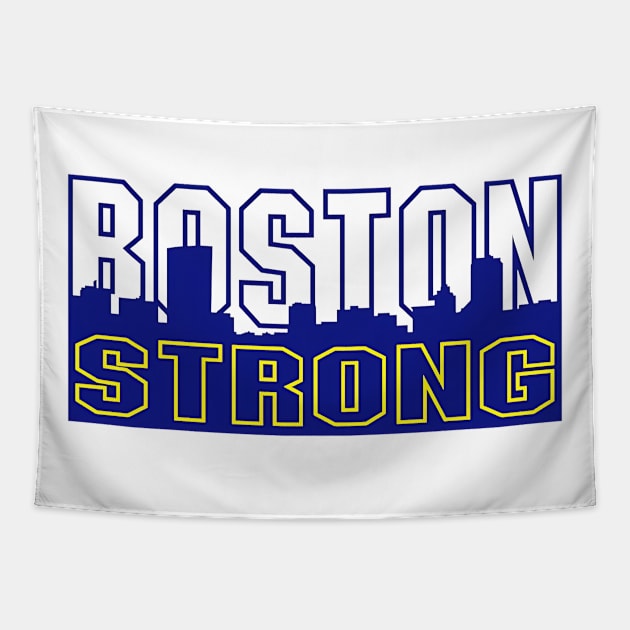 Strong Boston Tapestry by RunnersRoar