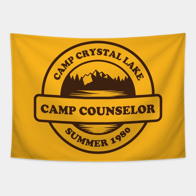 Camp Crystal Lake Counselor Tapestry by tvshirts